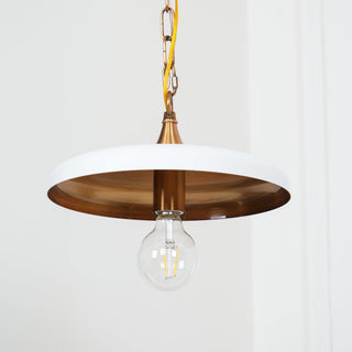 Solara Disc Mid-Century Modern Iron Pendant Light