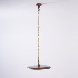 Solara Disc Mid-Century Modern Iron Pendant Light