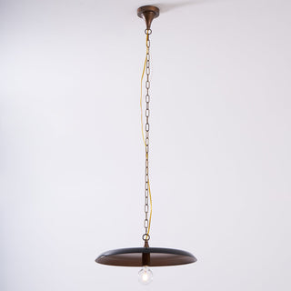 Solara Disc Mid-Century Modern Iron Pendant Light