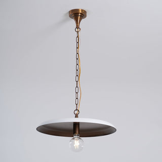 Solara Disc Mid-Century Modern Iron Pendant Light