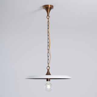 Solara Disc Mid-Century Modern Iron Pendant Light