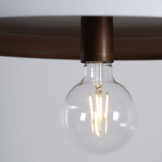 Solara Disc Mid-Century Modern Iron Pendant Light