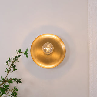 Solara Disc Classic Iron Wall Light