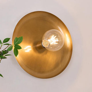 Solara Disc Classic Iron Wall Light