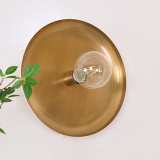 Solara Disc Classic Iron Wall Light