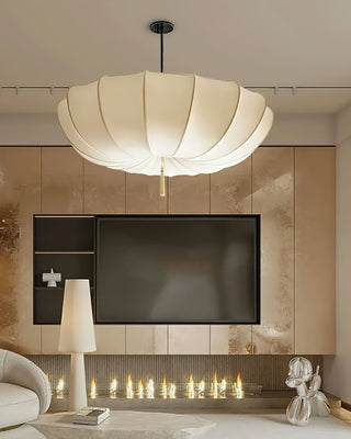 Soleil Contemporary Fabric Pendant Light
