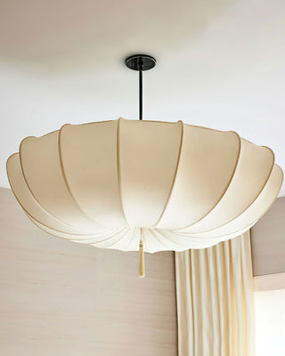 Soleil Contemporary Fabric Pendant Light