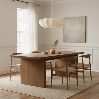 Soleil Contemporary Fabric Pendant Light