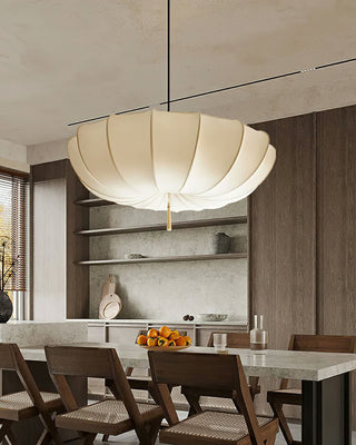 Soleil Contemporary Fabric Pendant Light