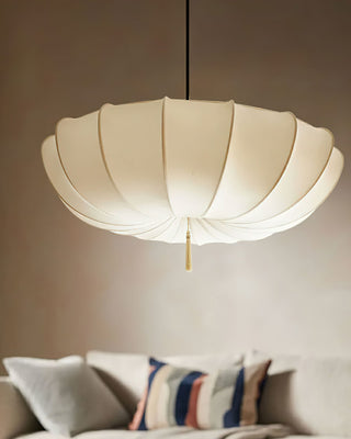 Soleil Contemporary Fabric Pendant Light