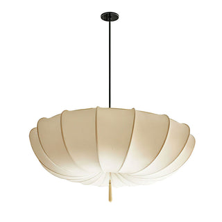 Soleil Contemporary Fabric Pendant Light