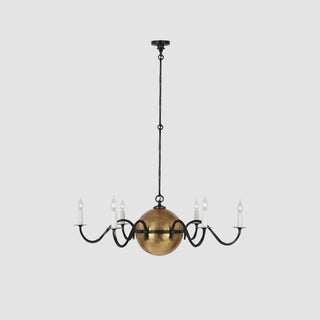 Solara Modern Brass Chandelier