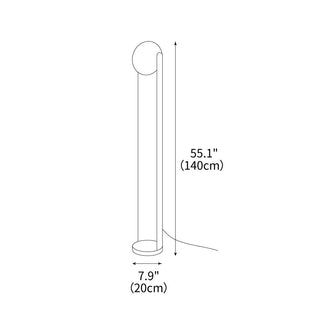 Solis Modern Iron Column Floor Light