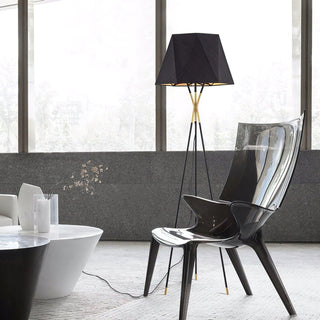 Solitaire Sculptural Fabric Floor Light