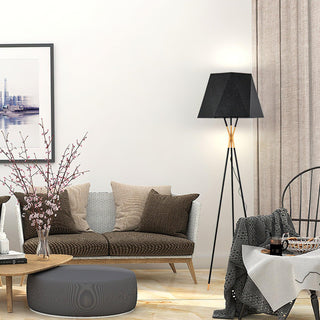 Solitaire Sculptural Fabric Floor Light