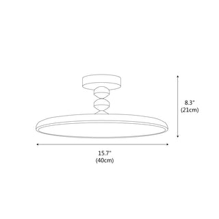 Soluna Classic Acrylic Ceiling Light