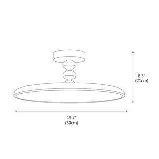 Soluna Classic Acrylic Ceiling Light