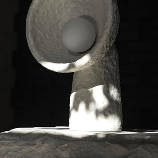 Sage Resin Minimalist Table Lamp
