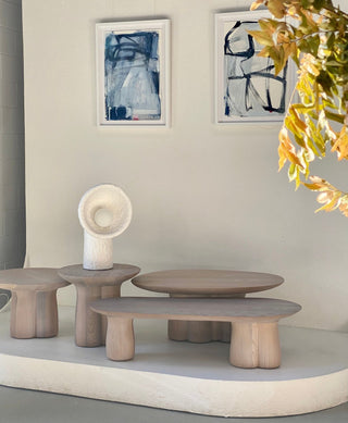 Sage Resin Minimalist Table Lamp