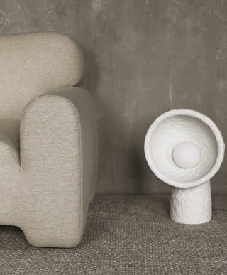 Sage Resin Minimalist Table Lamp