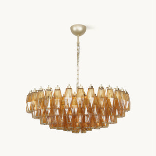 Sorrento Amber Glass Chandelier