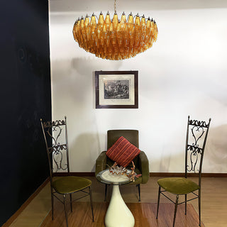 Sorrento Amber Glass Chandelier