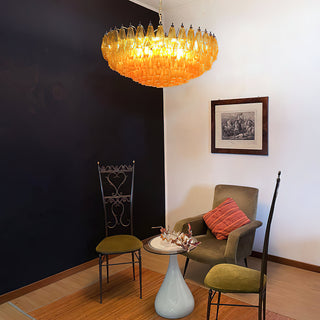 Sorrento Amber Glass Chandelier