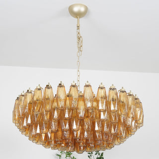Sorrento Amber Glass Chandelier