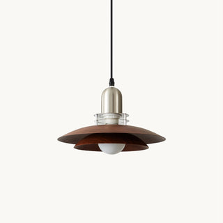 Lila Layered Wood Pendant