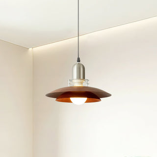 Lila Layered Wood Pendant