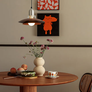 Lila Layered Wood Pendant