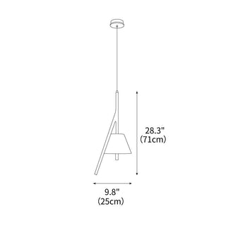 Talon Contemporary Wood Pendant Light