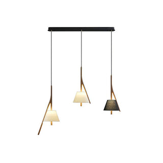 Talon Contemporary Wood Pendant Light