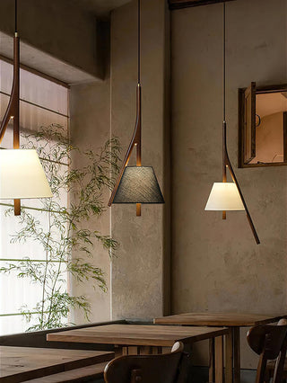 Talon Contemporary Wood Pendant Light