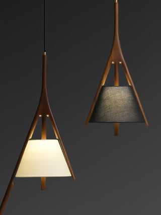 Talon Contemporary Wood Pendant Light