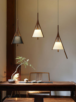 Talon Contemporary Wood Pendant Light