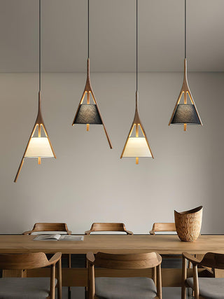 Talon Contemporary Wood Pendant Light