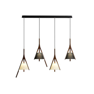 Talon Contemporary Wood Pendant Light