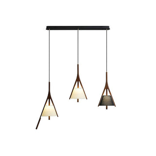 Talon Contemporary Wood Pendant Light