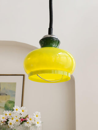 Space Age Contemporary Glass Pendant Light