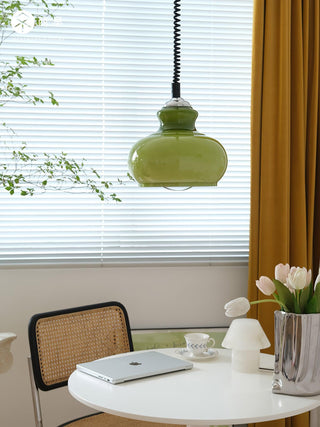 Space Age Contemporary Glass Pendant Light