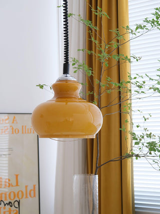 Space Age Contemporary Glass Pendant Light