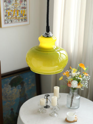 Space Age Contemporary Glass Pendant Light