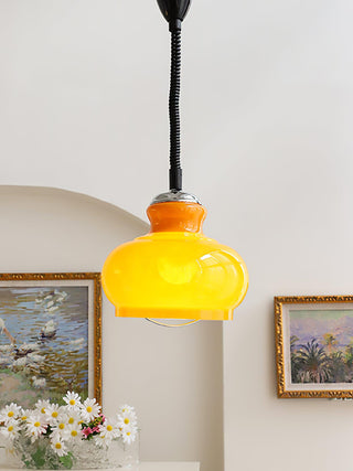 Space Age Contemporary Glass Pendant Light