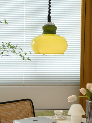 Space Age Contemporary Glass Pendant Light