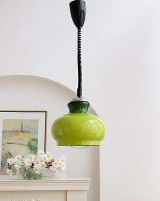 Space Age Contemporary Glass Pendant Light