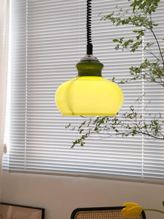 Space Age Contemporary Glass Pendant Light