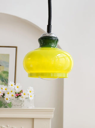 Space Age Contemporary Glass Pendant Light