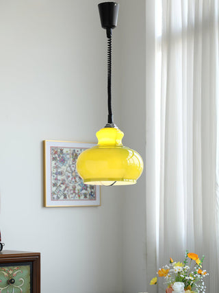 Space Age Contemporary Glass Pendant Light