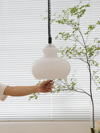 Space Age Contemporary Glass Pendant Light